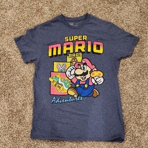 Nintendo Super Mario Bros T-Shirt - Blue